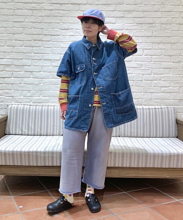 BEAMS WOMEN | デニム カバーオール ショートスリーブ | Rakuten