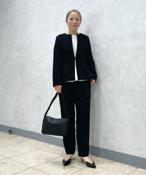 Demi-Luxe BEAMS | ＜セットアップ対応＞トリアセ 1タック パンツ