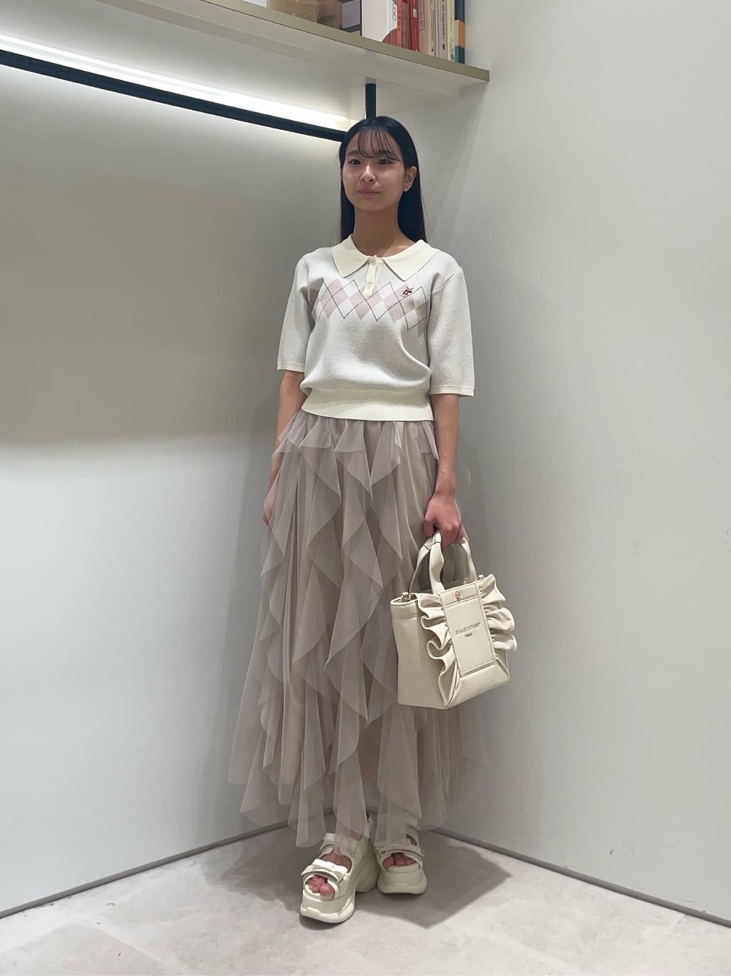 JILL by JILL STUART | フレームフリルトート | Rakuten Fashion(楽天