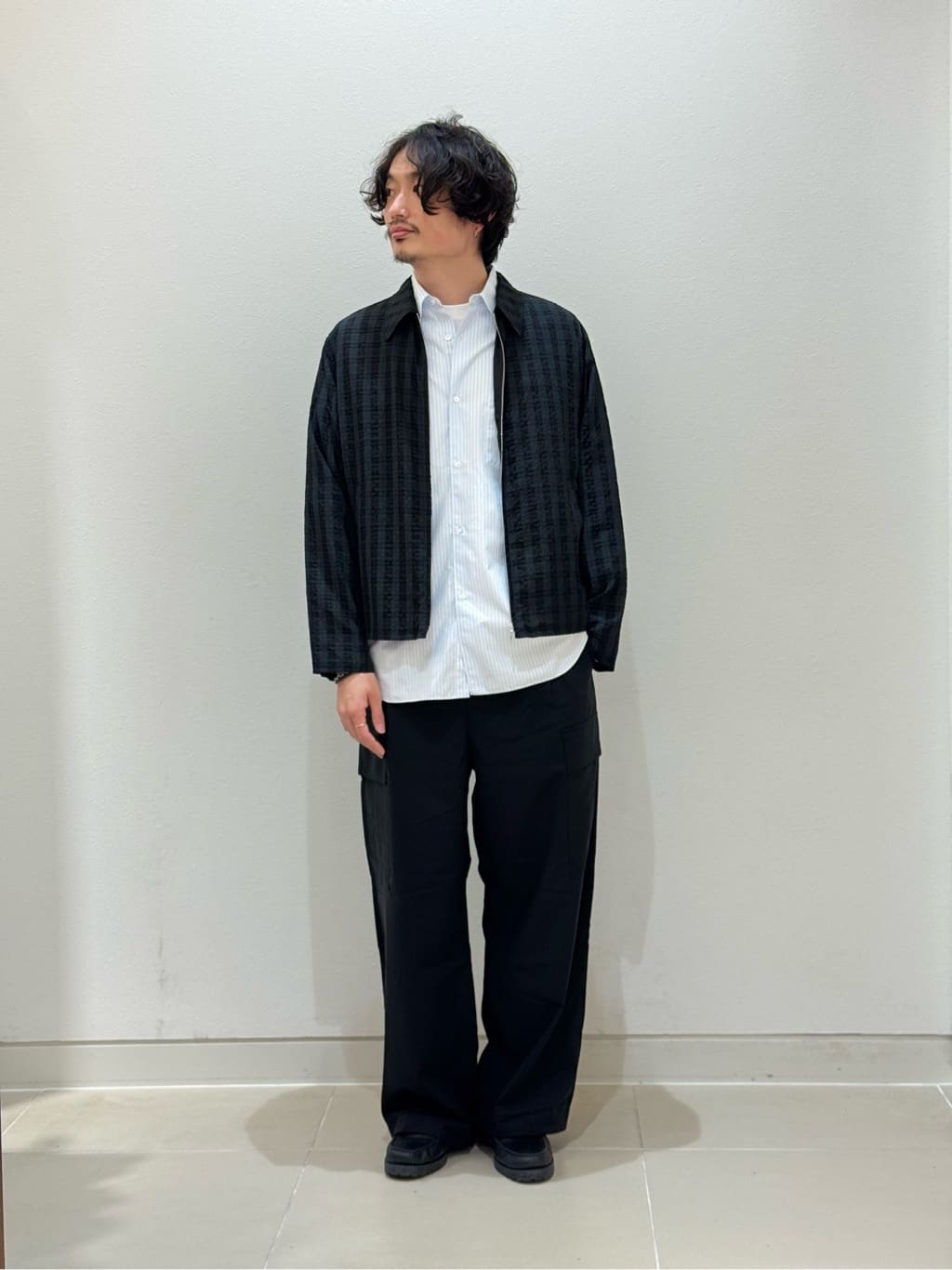 UNITED ARROWS LTD. OUTLET | 米沢 シアーチェック ジップブルゾン