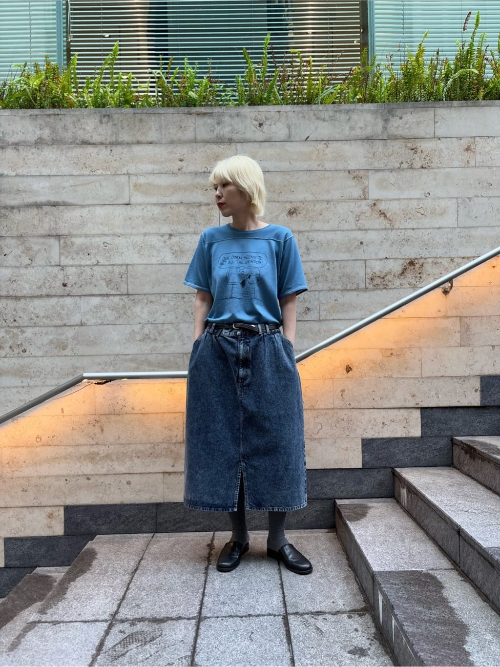 6 ROKU別注 ＜timemachine＞CHEMICAL SKIRTスカート timemachine＞CHEMICAL SKIRT/スカート