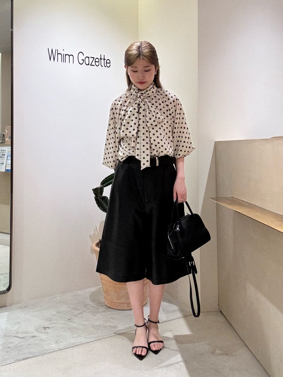 Whim Gazette | ドットボウタイブラウス | Rakuten Fashion(楽天