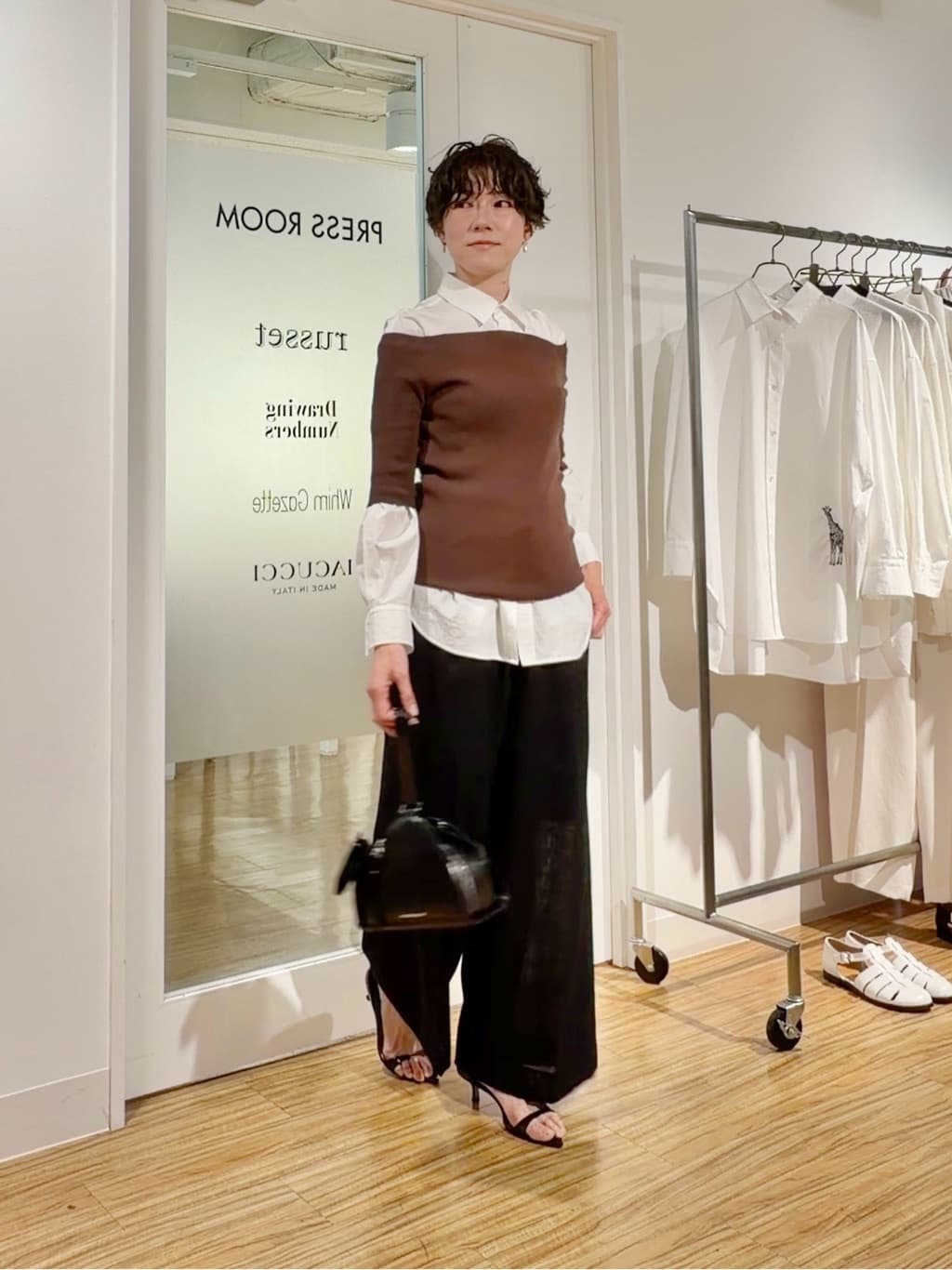 Whim Gazette | 【THE PAUSE】オフショルハーフスリーブプルオーバー