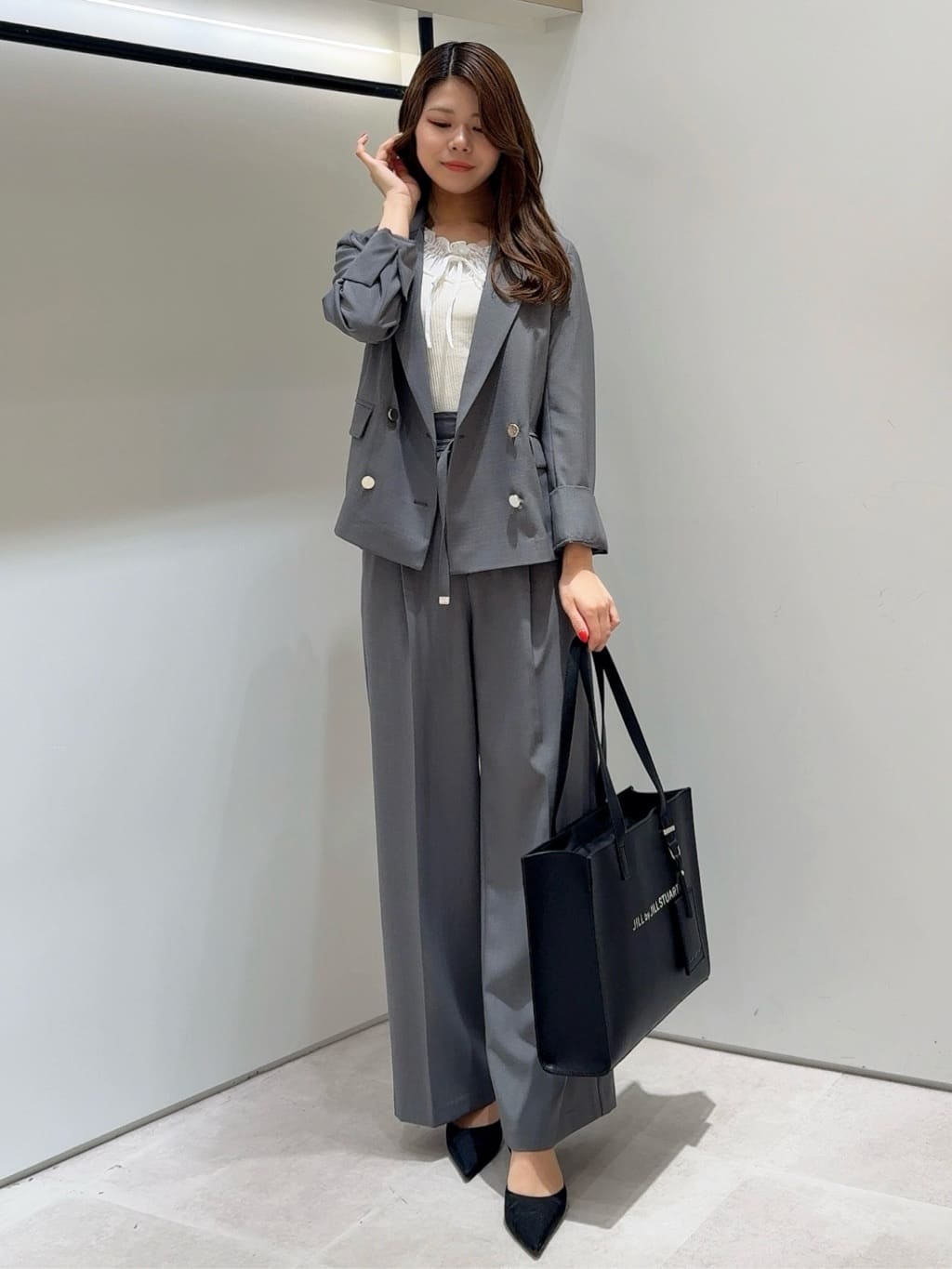 JILL by JILL STUART | <セットアップ対応>サマーツイルテーラード