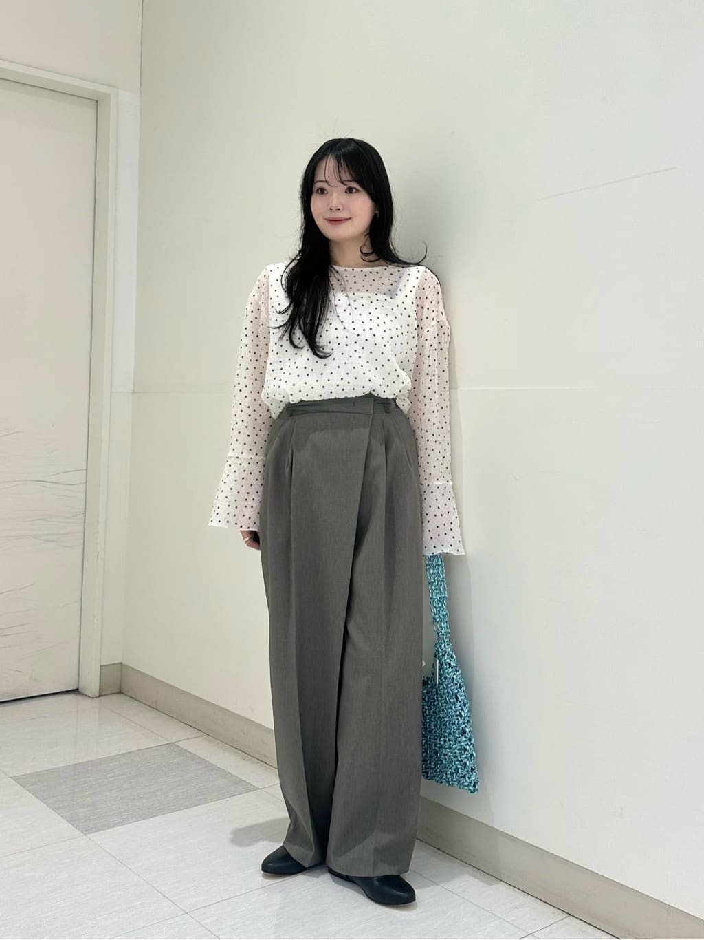 BEAUTY&YOUTH UNITED ARROWS | ポリエステル ドット シアー ブラウス