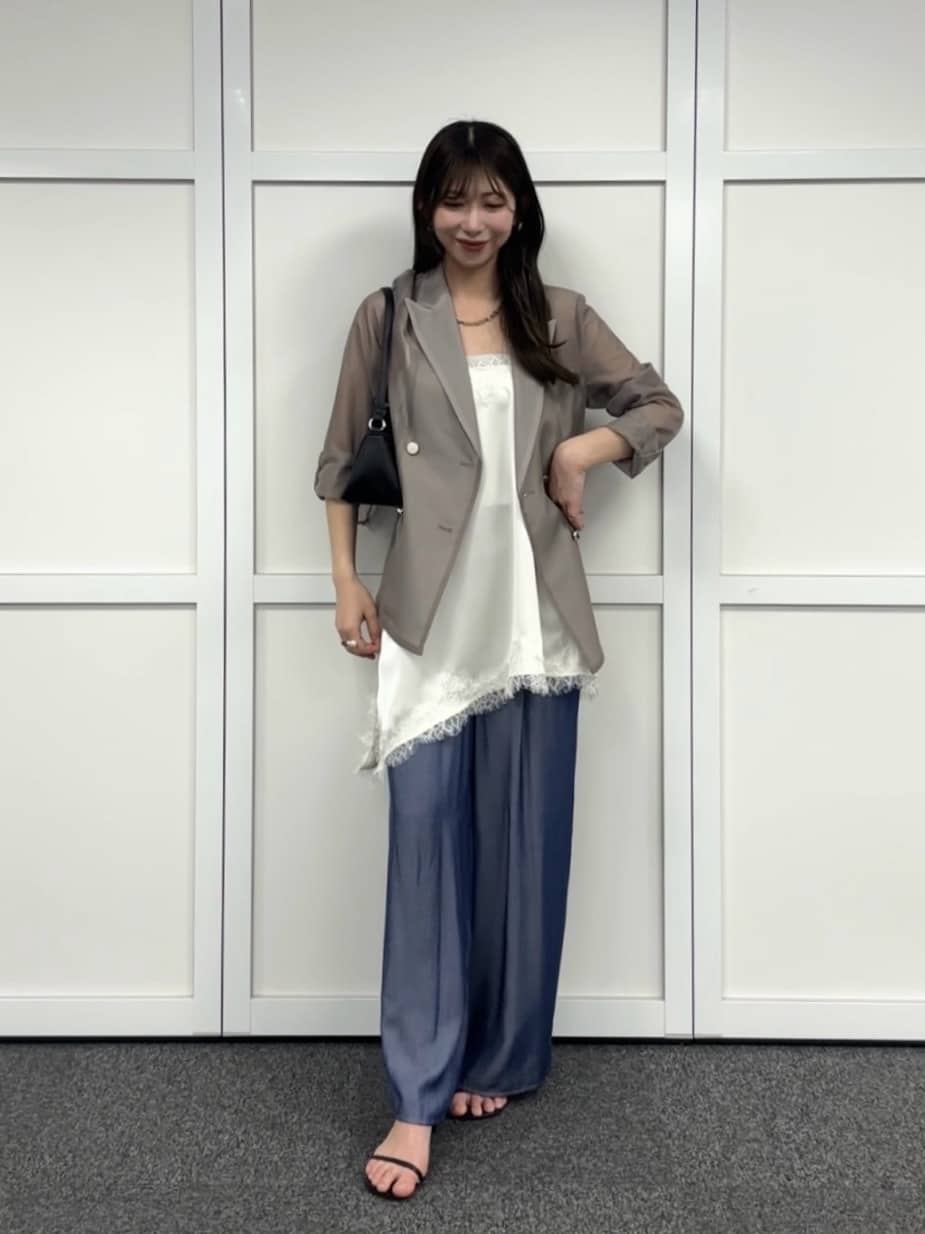 LARUTA | メタル釦メッシュジャケット | Rakuten Fashion(楽天
