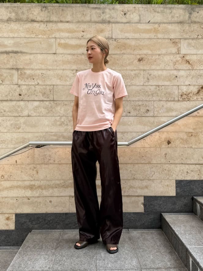 roku 6 ポリエステルサテンパンツ　25FW BEAUTY&YOUTH UNITED ARROWS | <6(ROKU)>ポリエステル サテン パンツ