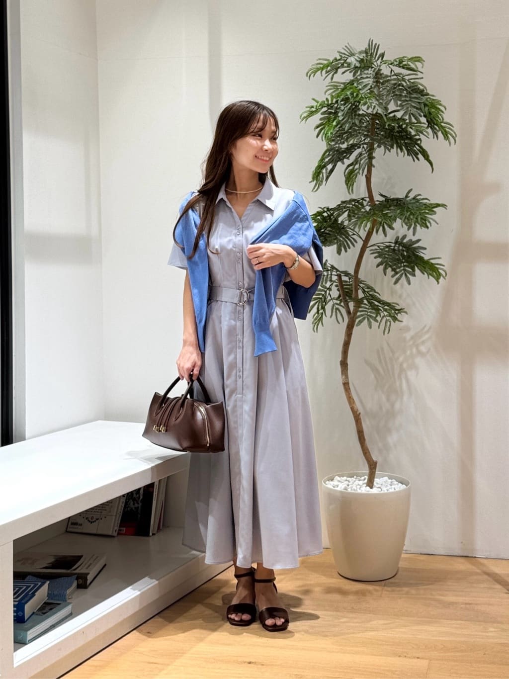 レディース NATURAL BEAUTY BASIC 初めましてがうまくいく好印象ワンピース