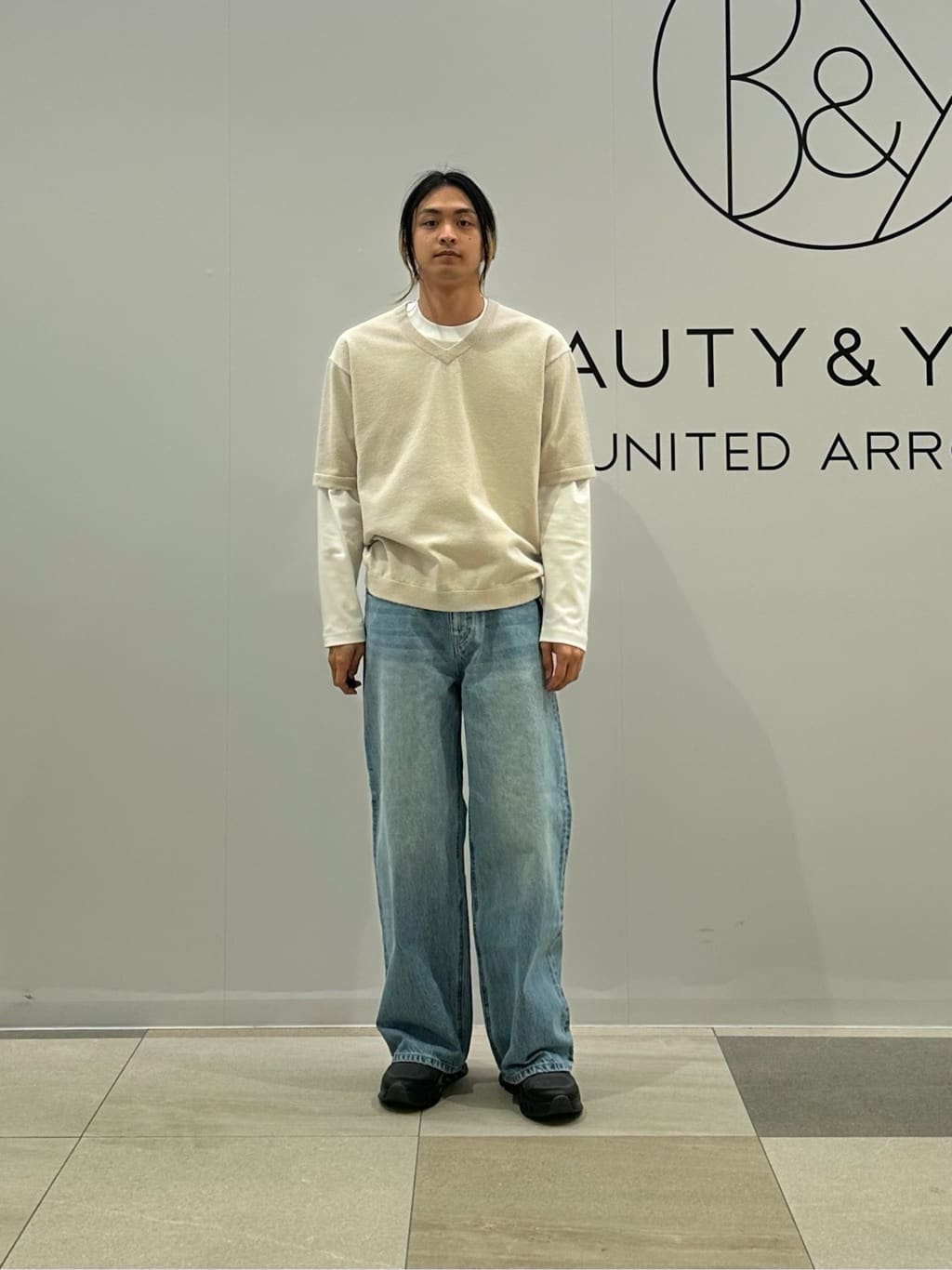 BEAUTY&YOUTH UNITED ARROWS | デニム ルーズ ポケット バギー パンツ