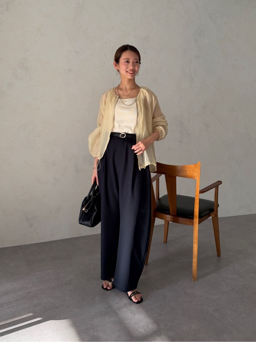 Chez toi | 裾ドロストシアーブルゾン | Rakuten Fashion(楽天