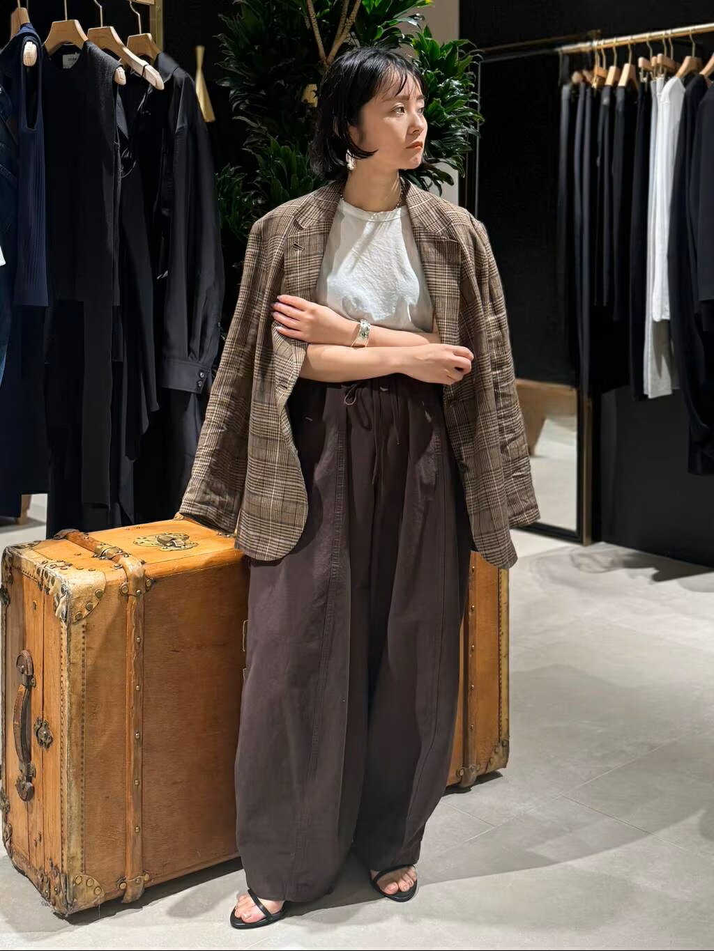 Curensology | グレンチェックジャケット | Rakuten Fashion(楽天
