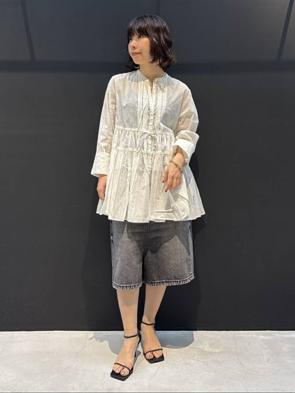 Curensology | オーガンギャザーブラウス | Rakuten Fashion(楽天