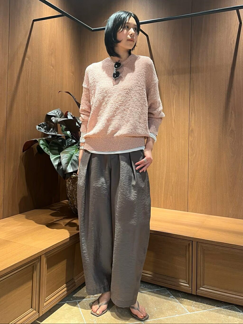 Curensology | リネンテープヤーンニットプルオーバー | Rakuten