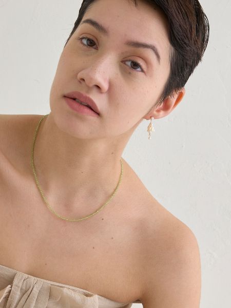 JEWEL ADDICT | 天然石ビーズネックレス/ペリドット | Rakuten Fashion