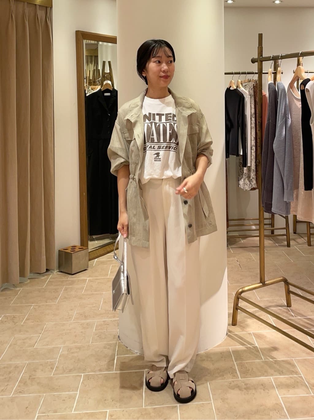 GALLARDAGALANTEの【ガランテ名品】ライトジャージーワイドパンツを使ったコーディネートを紹介します。｜Rakuten Fashion(楽天ファッション／旧楽天ブランドアベニュー)7014989