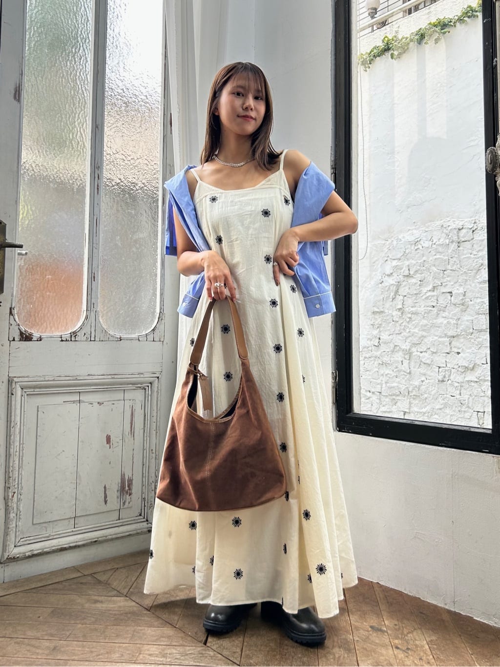 FREAK'S STORE | 【IG LIVE小川桜花さん着用】刺繍入り ロング キャミ