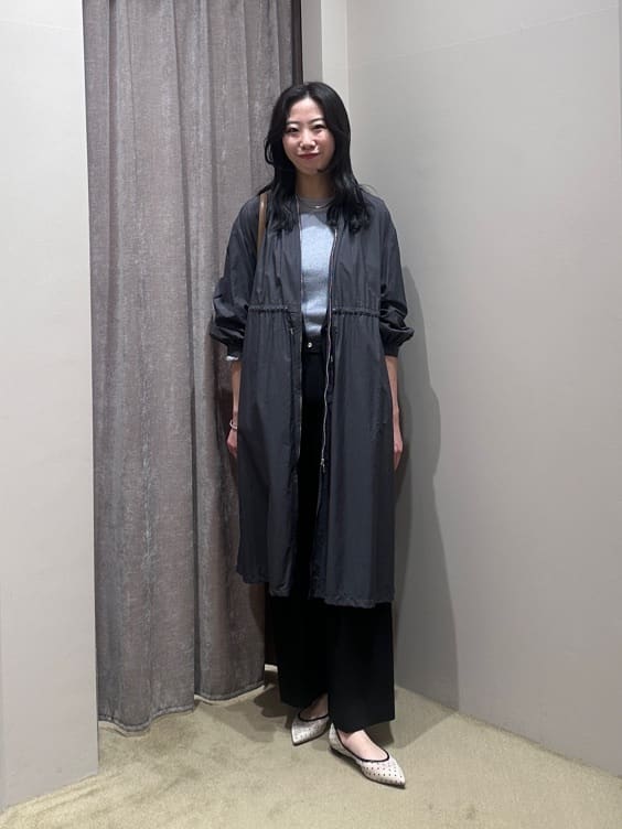 UNITED ARROWS green label relaxing | ギャザー ドロスト コート 撥水