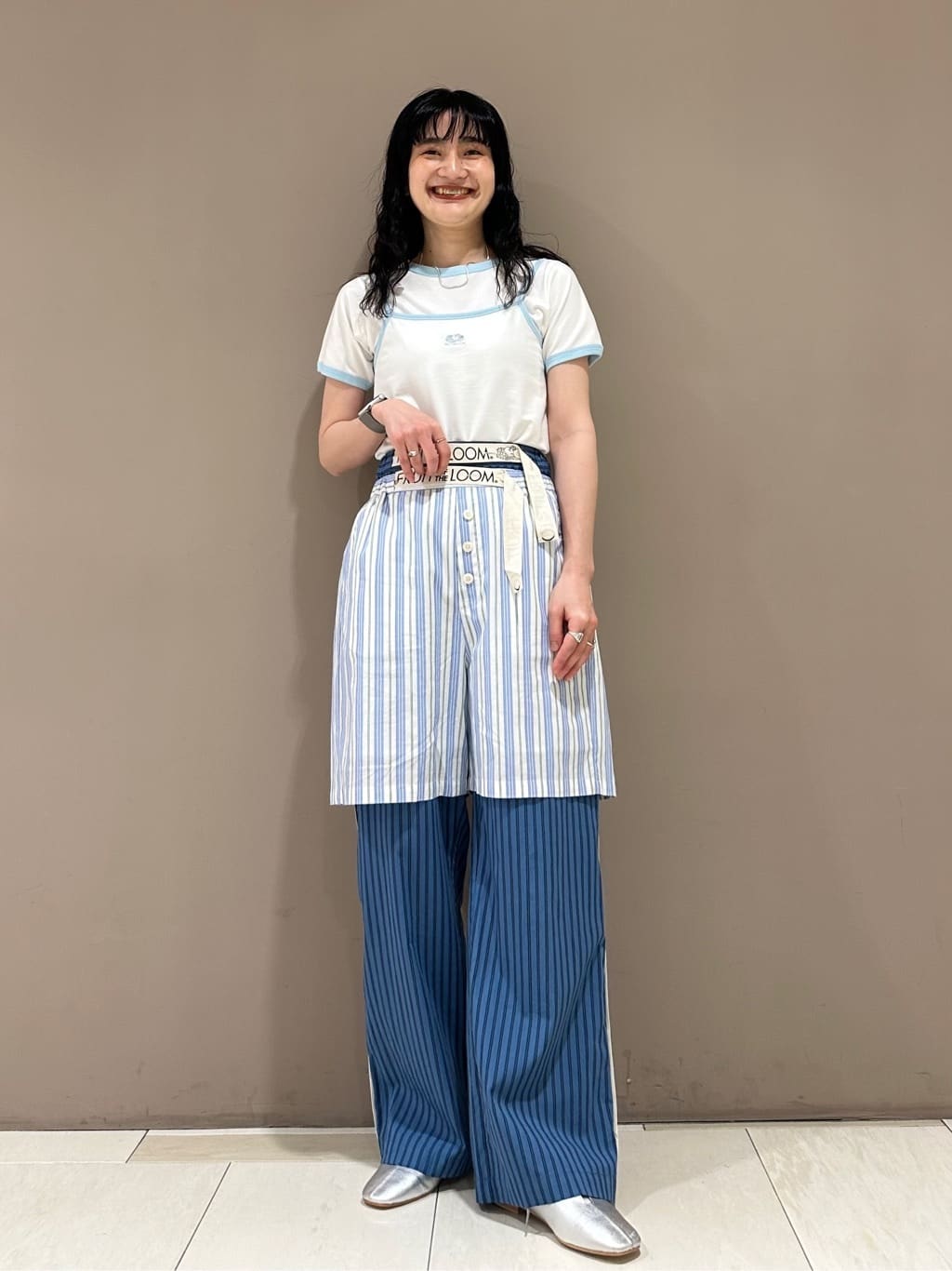 FREAK’S STOREの別注 配色リンガ- 天竺キャミソールを使ったコーディネートを紹介します。｜Rakuten Fashion(楽天ファッション／旧楽天ブランドアベニュー)7017505