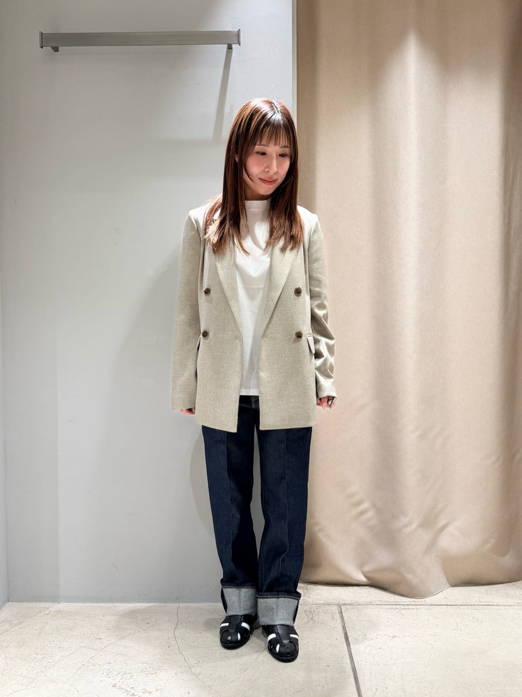 BEAUTY&YOUTH UNITED ARROWS | リネンライク ダブルジャケット