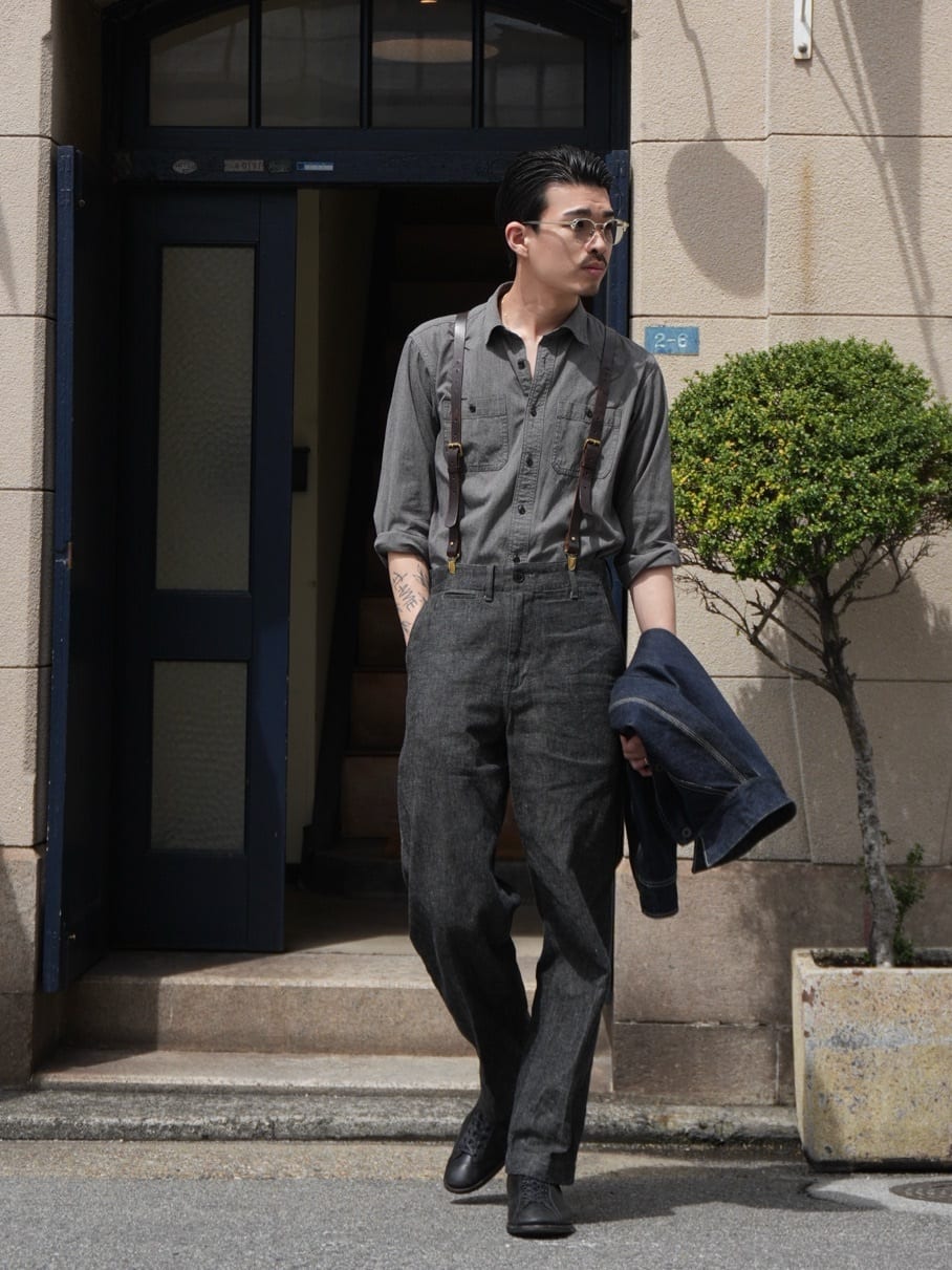 Schott | LEATHER SUSPENDER/レザーサスペンダー | Rakuten Fashion