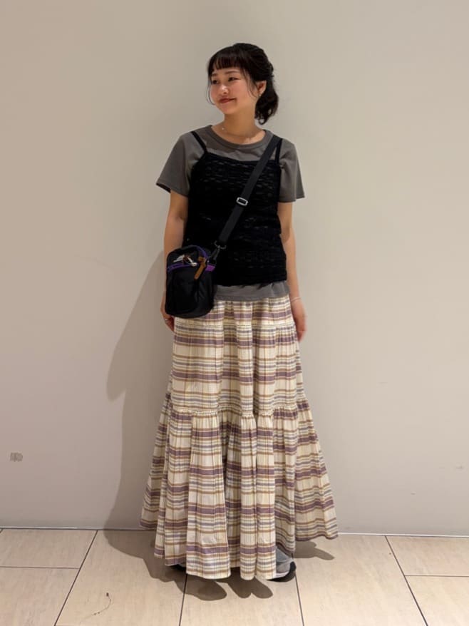 FREAK’S STOREの【セットアイテム】レースキャミソール Tシャツセットを使ったコーディネートを紹介します。｜Rakuten Fashion(楽天ファッション／旧楽天ブランドアベニュー)7019754