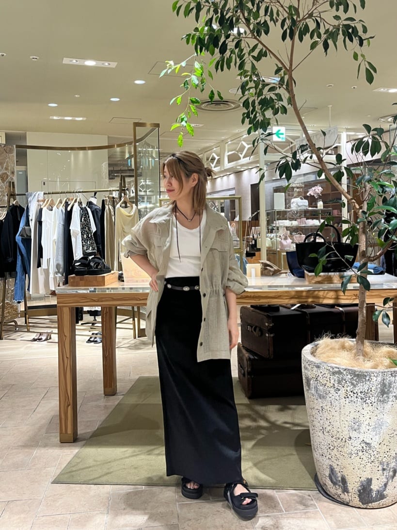 GALLARDAGALANTEのリブタンクトップを使ったコーディネートを紹介します。｜Rakuten Fashion(楽天ファッション／旧楽天ブランドアベニュー)7019821