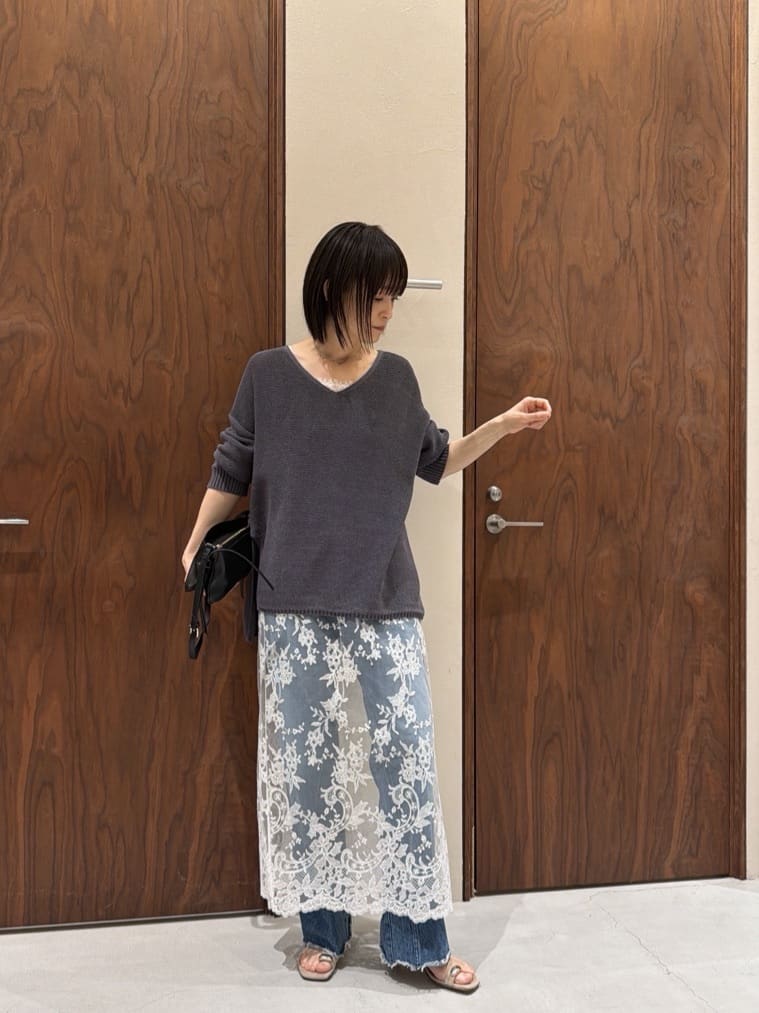 GALLARDAGALANTEの【手洗い可】シアーレースキャミワンピースを使ったコーディネートを紹介します。｜Rakuten Fashion(楽天ファッション／旧楽天ブランドアベニュー)7019994