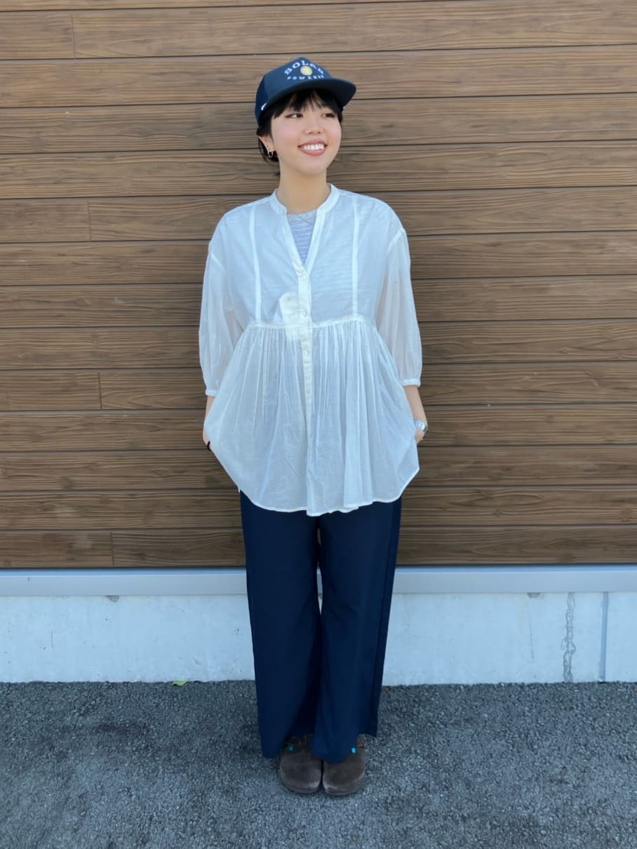 FREAK’S STOREのコットンモダール クルーネック ボーダーTシャツ 4色展開 S/Mを使ったコーディネートを紹介します。｜Rakuten Fashion(楽天ファッション／旧楽天ブランドアベニュー)7020335