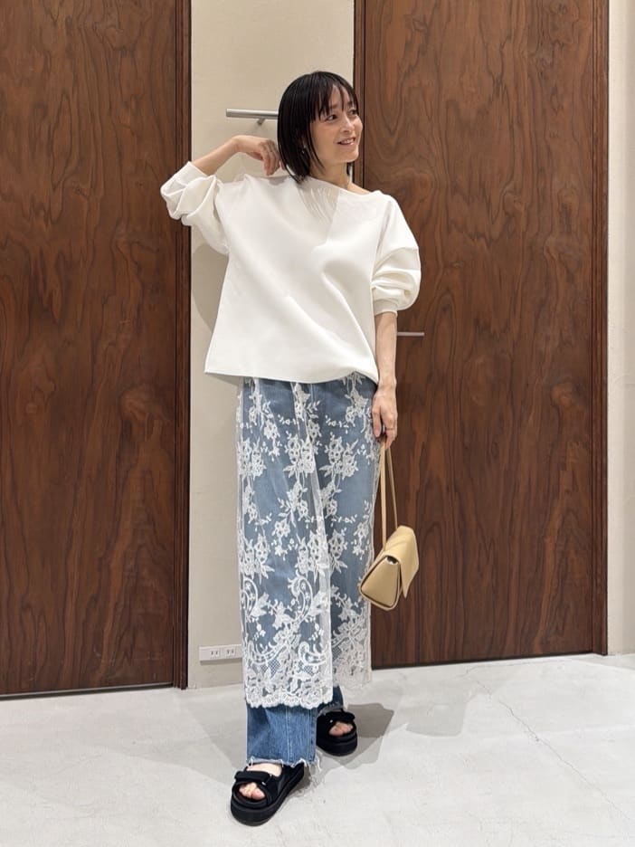 GALLARDAGALANTEの【手洗い可】シアーレースキャミワンピースを使ったコーディネートを紹介します。｜Rakuten Fashion(楽天ファッション／旧楽天ブランドアベニュー)7020792