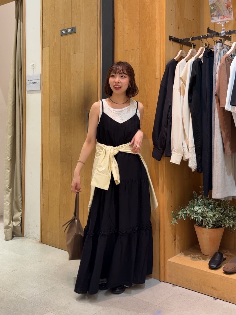 Discoat | 【marusara】シアーチェックティアードワンピース | Rakuten