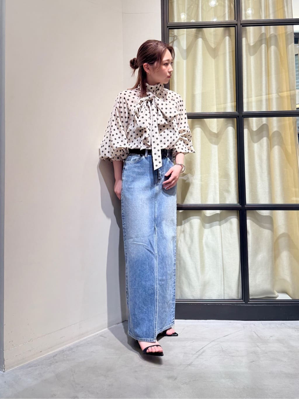 Whim Gazette | ドットボウタイブラウス | Rakuten Fashion(楽天