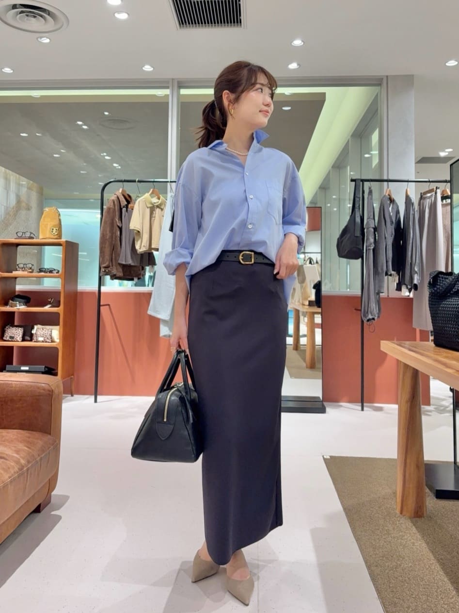 Whim Gazette | ジャージーIラインロングスカート | Rakuten Fashion