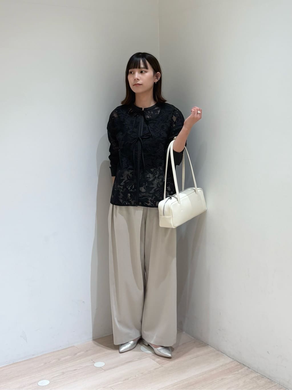 UNITED ARROWS green label relaxing | レース ハオリ ブラウス