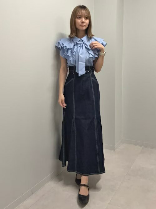 31 Sons de mode | 2025春夏新作 ベルト付きデニムマーメイドスカート