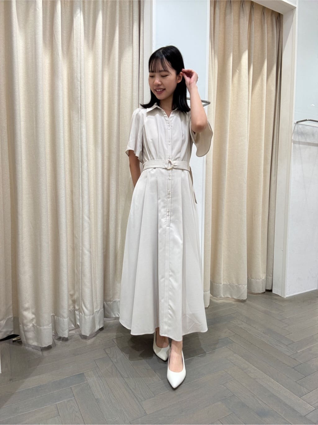 新品未使用✨【ちょうど、いい服】“初めまして”がうまくいく好印象ワンピース NATURAL BEAUTY BASIC | <ちょうど,いい服>