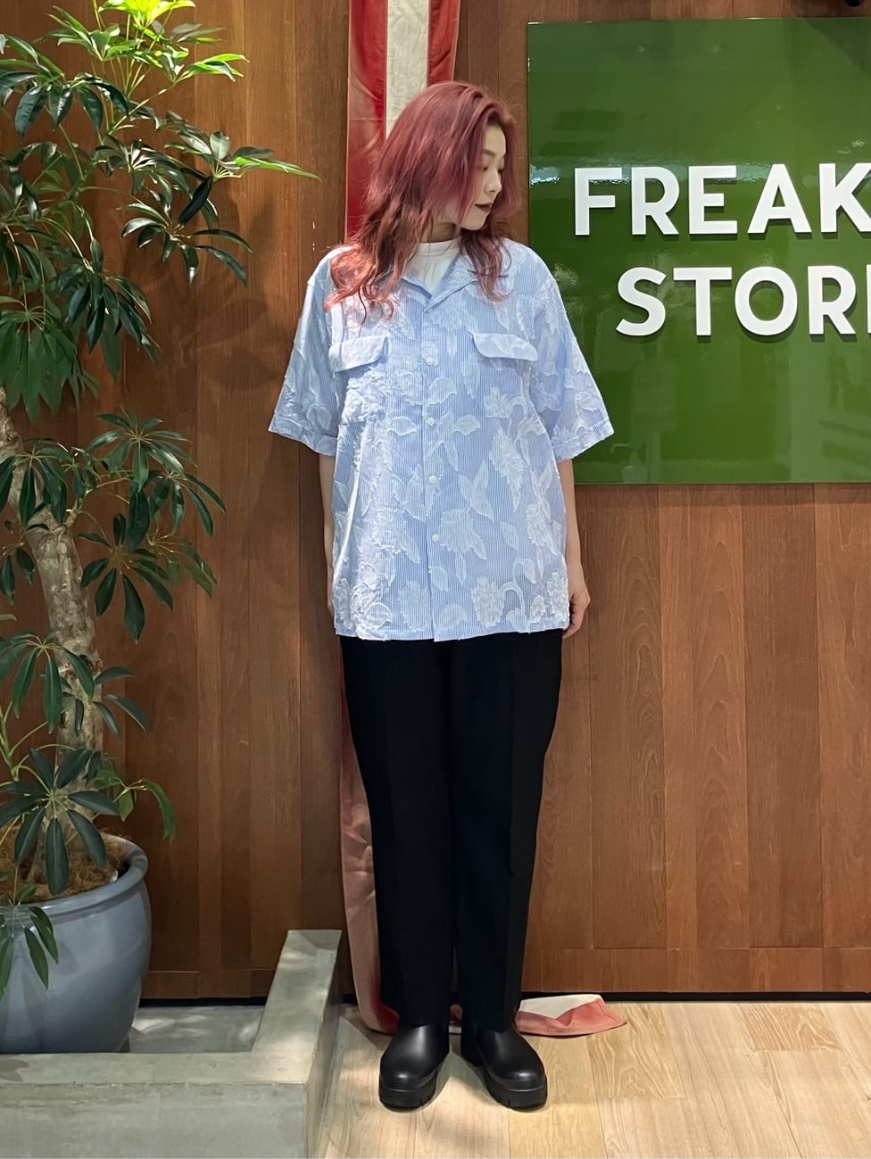 FREAK'S STORE | インド製 リラックスフィット カットジャカード