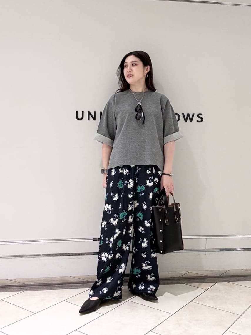 UNITED ARROWS | フラワー プリント パンツ -ウォッシャブル