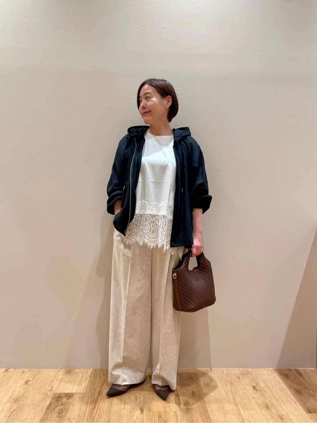 UNITED ARROWS green label relaxing | シアー ギャザー フード