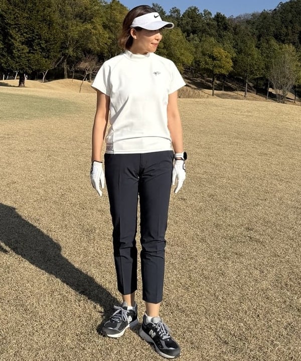 BEAMS GOLF | ORANGE LABEL / 裾リブ ロゴモックネックシャツ(接触冷感