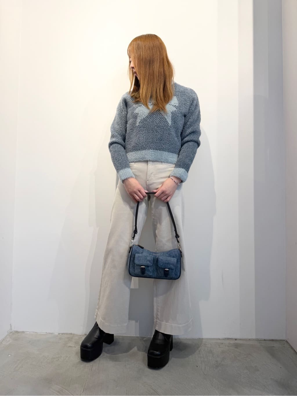 GUESS | GUESS/(W)KASSIE Shoulder Bag ショルダーバッグ デニムバッグ