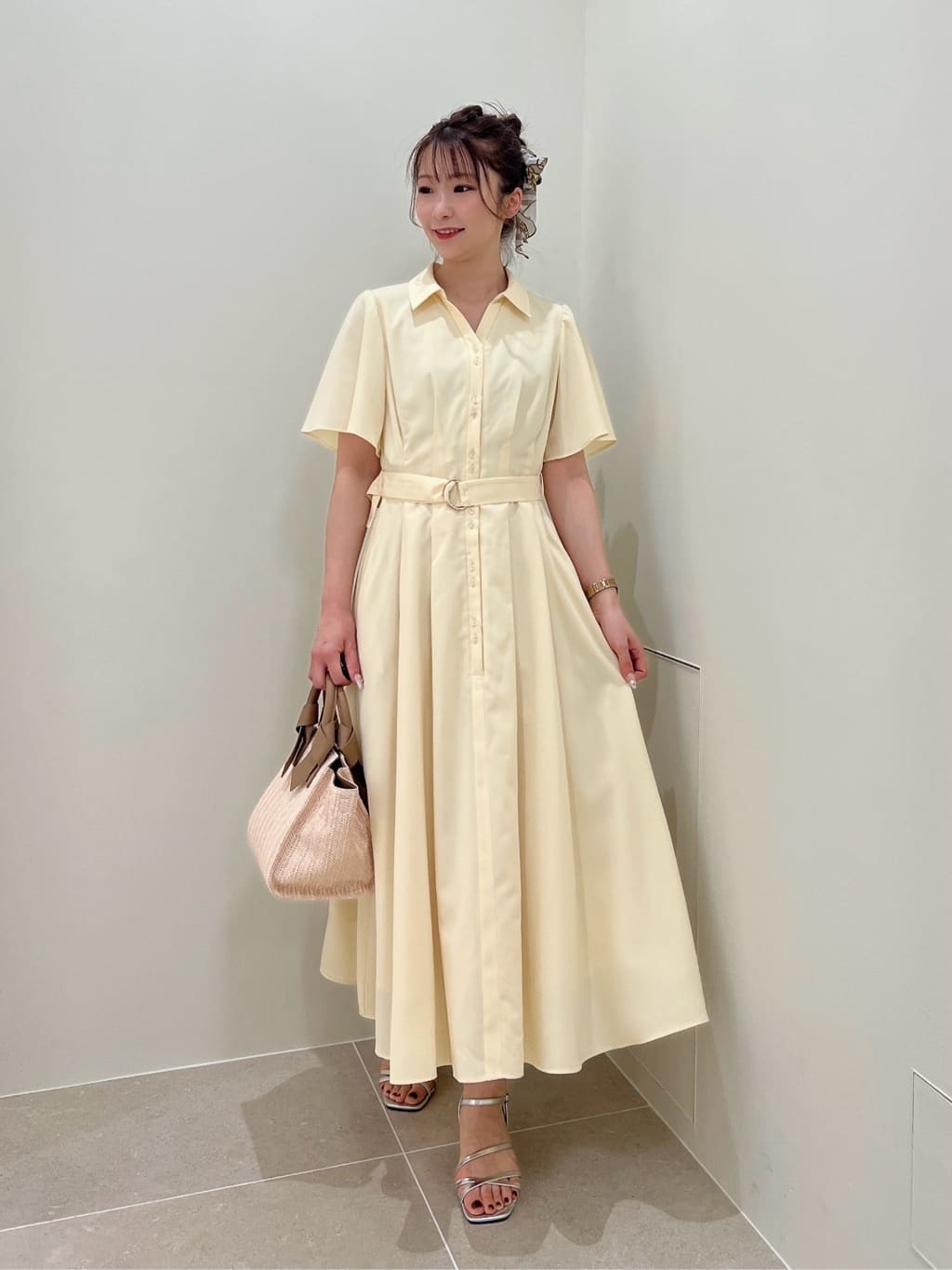 新品未使用✨【ちょうど、いい服】“初めまして”がうまくいく好印象ワンピース NATURAL BEAUTY BASIC | <ちょうど,いい服>