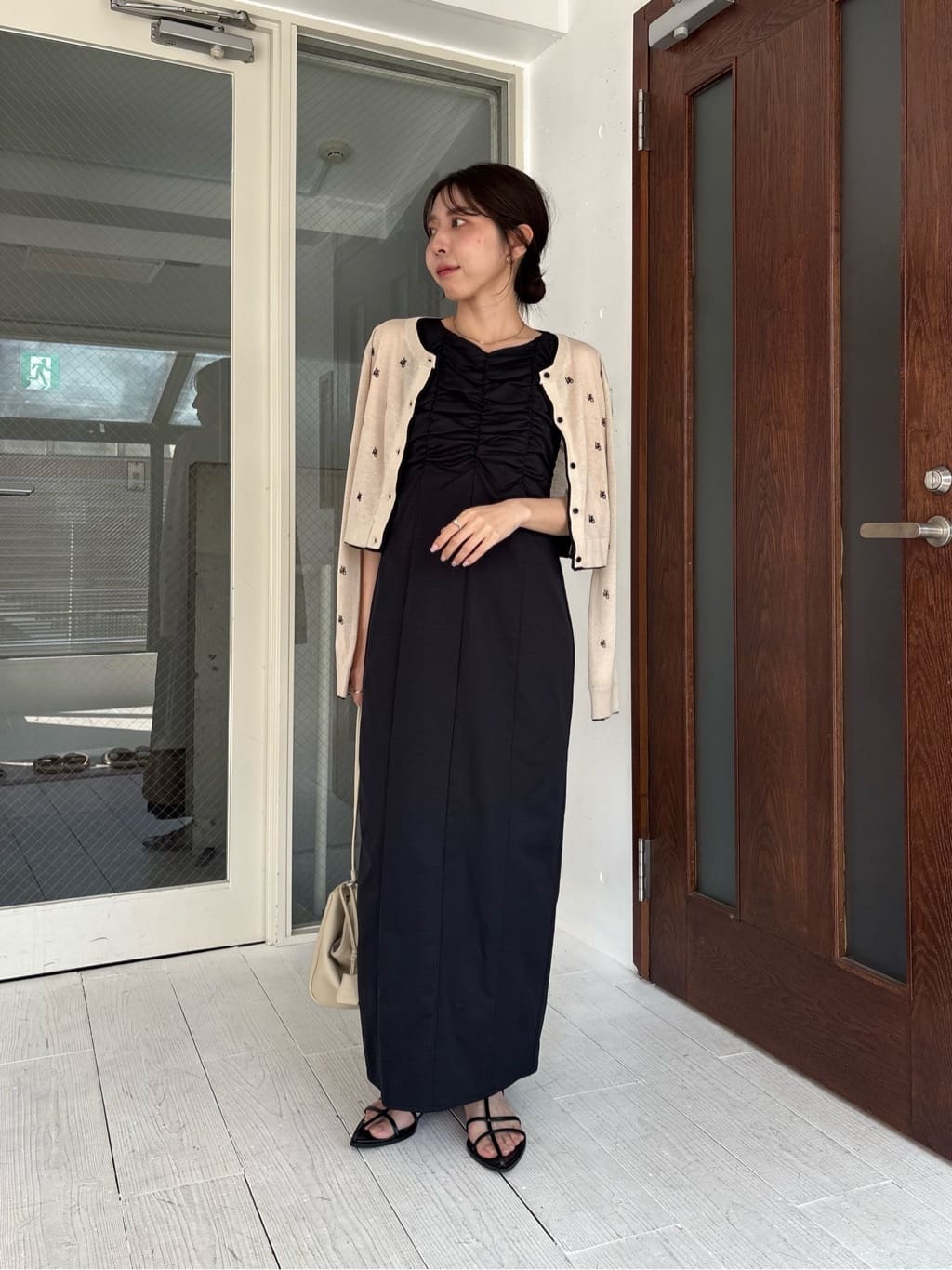 CAPRICIEUX LE'MAGE | モノグラムカーディガン | Rakuten Fashion(楽天
