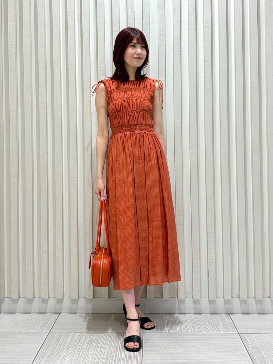 NATURAL BEAUTY BASIC | シアーチェックギャザーワンピース | Rakuten
