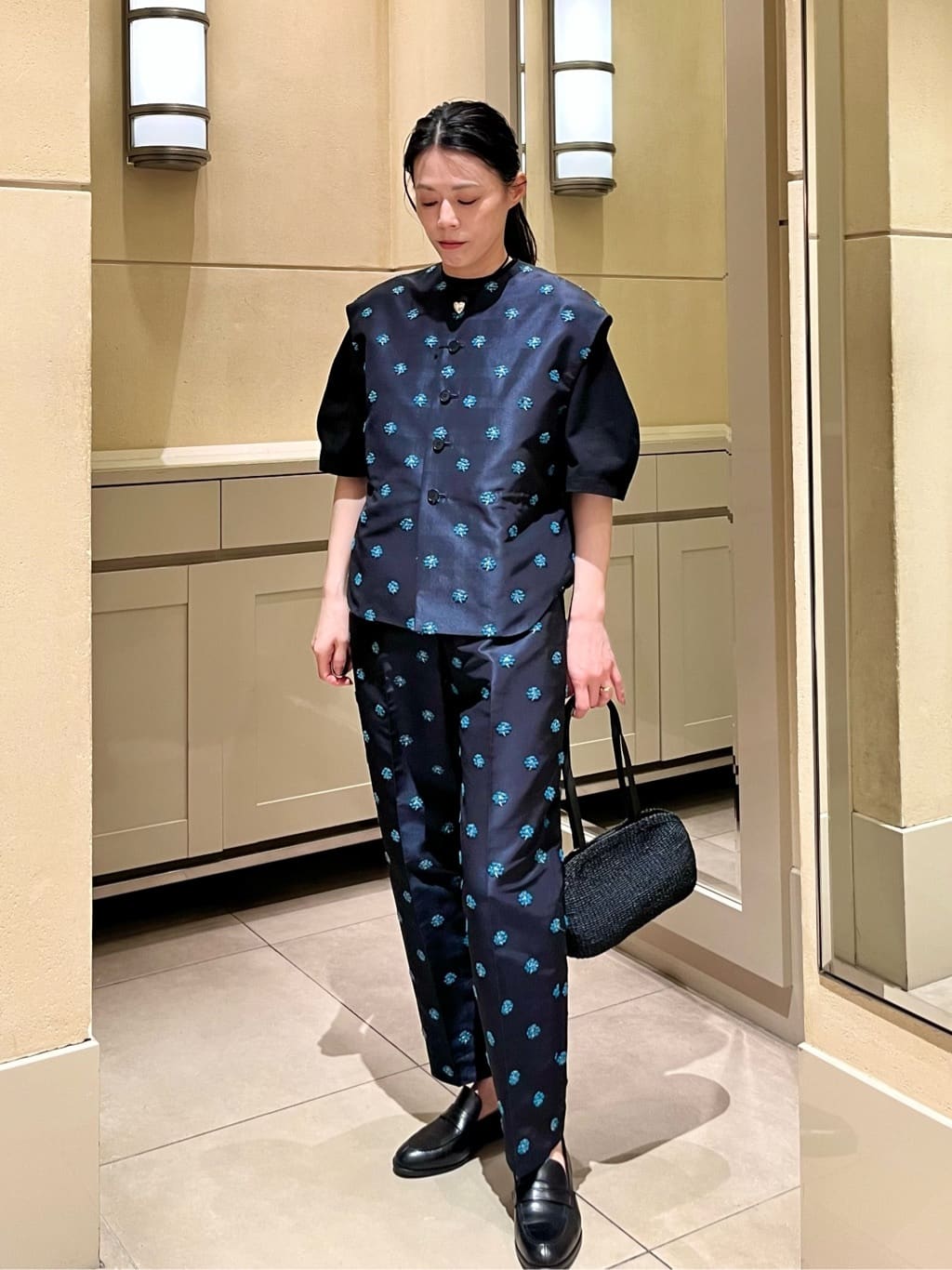 UNITED ARROWS | <LOEFF>ピンポンツリースポンジ ジャガード ベスト