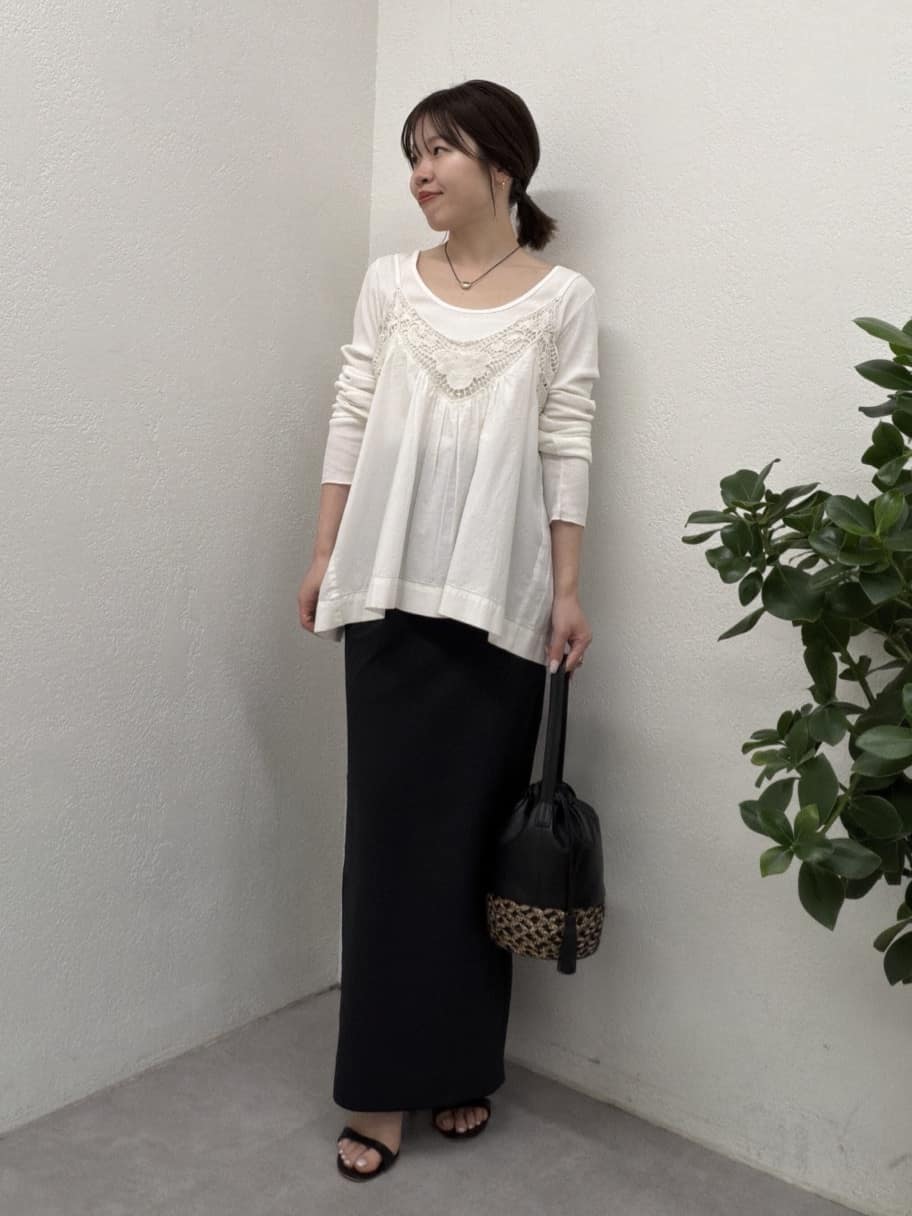 GALLARDAGALANTEの【3サイズ展開】ストレッチマキシタイトスカート2を使ったコーディネートを紹介します。｜Rakuten Fashion(楽天ファッション／旧楽天ブランドアベニュー)7026889