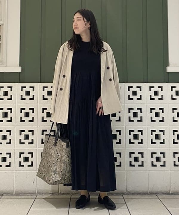 Demi-Luxe BEAMS | ne Quittez pas / ボイル シャーリング ワンピース