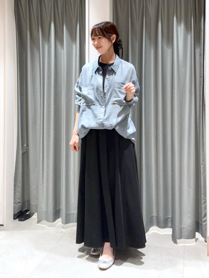 DOUDOU | シルケットスムースフレアカットワンピース | Rakuten