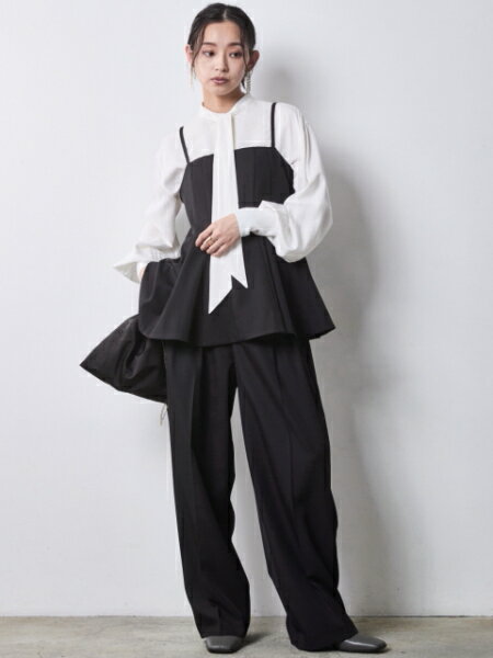CHIC STYLEの【セットアップ対応】キャミソールビスチェ<大きいサイズ有>シックスタイルを使ったコーディネートを紹介します。｜Rakuten Fashion(楽天ファッション／旧楽天ブランドアベニュー)7028606