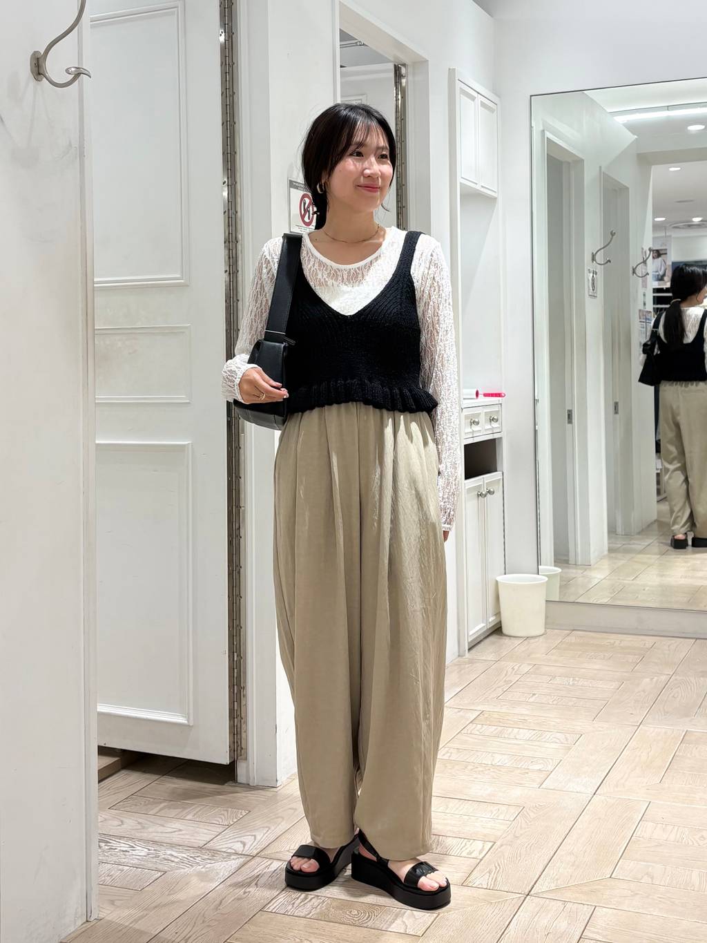 K.K様確認用 LOWRYS FARM | ニットフリルビスチェ | Rakuten Fashion(楽天