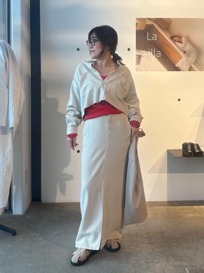 GALLARDAGALANTEの【セットアップ対応】リヨセルショートシャツを使ったコーディネートを紹介します。｜Rakuten Fashion(楽天ファッション／旧楽天ブランドアベニュー)6912242